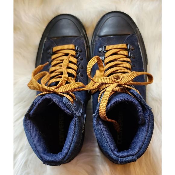 Converse All Stars Chuck Taylor Blue Suede Unisex Shoes Size 8 - Picture 7 of 13